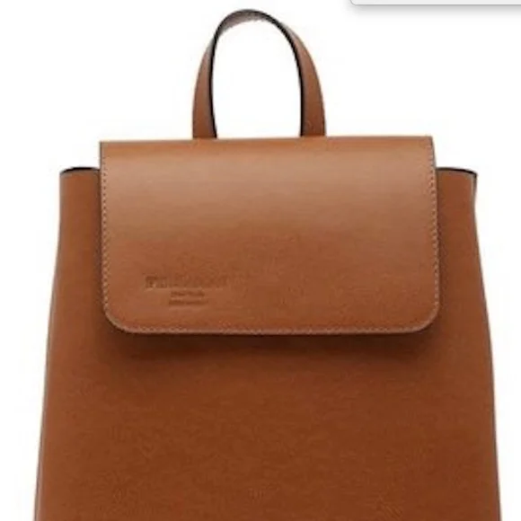 New Authentic Abree Saddle Leather Backpack display picture 2